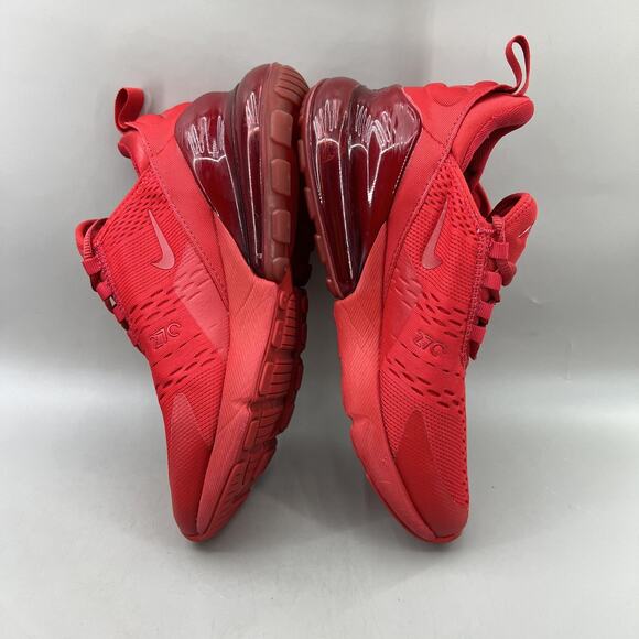 Youth 7 / Women's 8.5 - Nike Air Max 270 University Red Running Shoes Sneakers - Picture 6 of 8